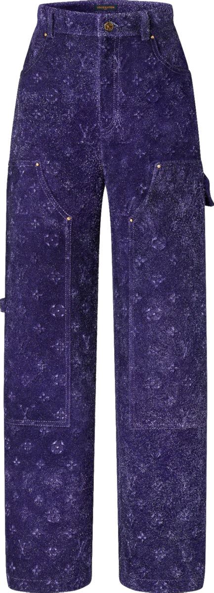 lv purple pants|louis vuitton Lv pants.